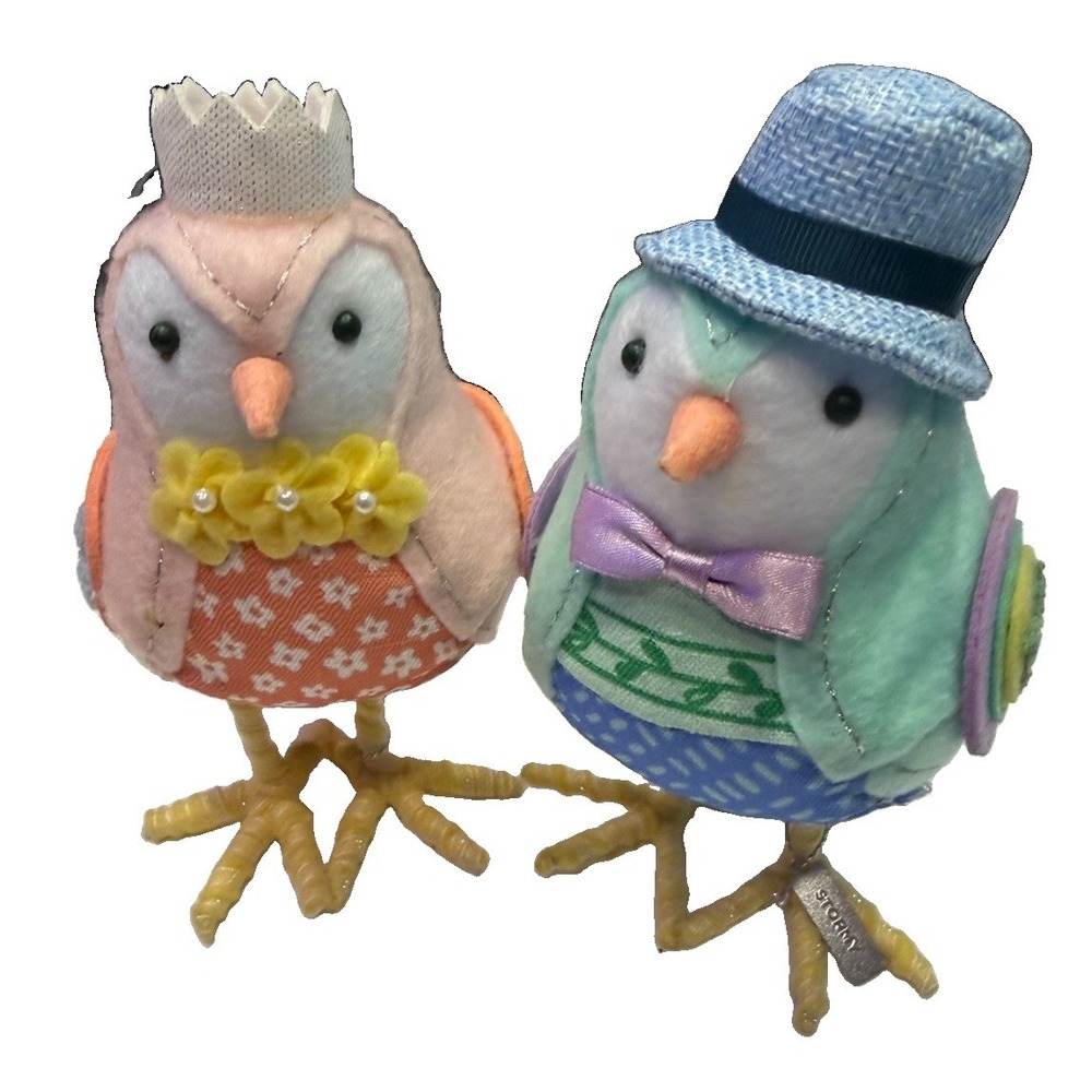 Target Spritz 2020 Rainn Stormy Featherly Friends Easter Birds Pair Retired